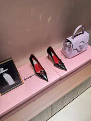 Uubags Valentino Studdy Kidskin Pumps 10cm Black  - 2