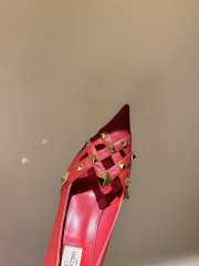 Uubags Valentino Studdy Kidskin Pumps 10cm Red - 5