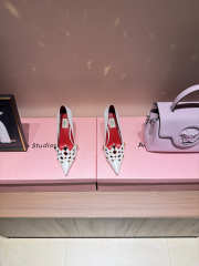 Uubags Valentino Studdy Kidskin Pumps 10cm White - 4