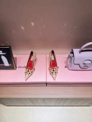 Uubags Valentino Studdy Kidskin Pumps 10cm Beige - 2