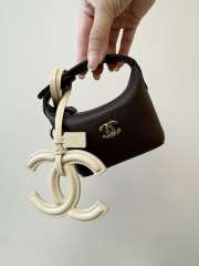 Uubags Chanel Mini Bag Charm Coco Beach In Dark Brown 11x11x4cm - 6