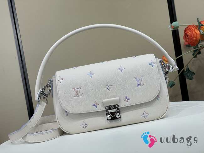 Uubags Louis Vuitton M2A332 Pochette Métis Soft PM BagLink Quartz Embossed Cowhide Leather 25x15x5cm - 1