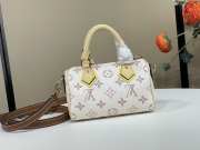Uubags Louis Vuitton M29781 Nano Speedy Monogram Dune Coated Canvas 16x12.5x10cm - 4