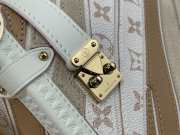 Uubags Louis Vuitton M29666 Side Trunk MM Bag Quartz Calf Leather And Coated Canvas 23.5x16x8.5cm - 4