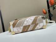 Uubags Louis Vuitton M29666 Side Trunk MM Bag Quartz Calf Leather And Coated Canvas 23.5x16x8.5cm - 2