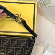 Uubags Fendi vanity pouch small FF Zucca jacquard fabric bag 21x10x11cm - 4