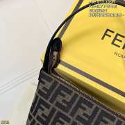 Uubags Fendi vanity pouch small FF Zucca jacquard fabric bag 21x10x11cm - 6