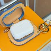 Uubags Louis Vuitton M03294 Tune Key Holder And Bag Charm Denim Blue 8x6.5x3.5cm - 4