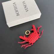 Uubags Bottega Veneta Crab Charm With Hook Cardinal/black 5.5x3.5cm - 6