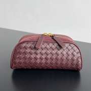 Uubags Bottega Veneta Large Nodo Pouch In Burgundy 12x28.5x12cm - 1