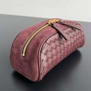 Uubags Bottega Veneta Large Nodo Pouch In Burgundy 12x28.5x12cm - 2