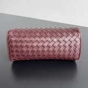 Uubags Bottega Veneta Large Nodo Pouch In Burgundy 12x28.5x12cm - 4