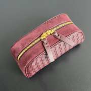 Uubags Bottega Veneta Large Nodo Pouch In Burgundy 12x28.5x12cm - 5