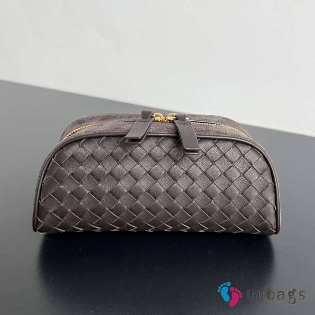 Uubags Bottega Veneta Large Nodo Pouch In Espresso 12x28.5x12cm - 1