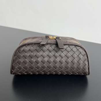 Uubags Bottega Veneta Large Nodo Pouch In Espresso 12x28.5x12cm