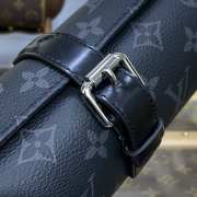Uubags Louis Vuitton M43385 Bag for 3 Watches Monogram Eclipse 20x8x8cm - 5