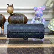 Uubags Louis Vuitton M43385 Bag for 3 Watches Monogram Eclipse 20x8x8cm - 4