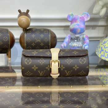 Uubags Louis Vuitton M47530 Bag for 3 Watches Monogram Canvas 20x8x8cm