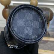 Uubags Louis Vuitton N41137 3 Watch Case Damier Graphite Canvas 20x8x8cm - 5