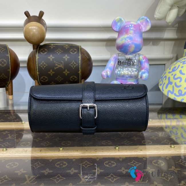 Uubags Louis Vuitton 3 Watch Case In Black  - 1