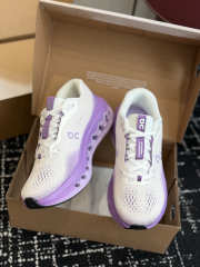 Uubags On Cloudsurfer Max Running Shoes In White & Lilac - 2