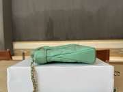 Uubags Chanel 31 Mini Shopping Bag Shiny Lambskin Light Green Gold-Tone 17.5x20.5x4cm - 3