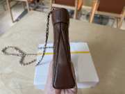 Uubags Chanel 31 Mini Shopping Bag Shiny Lambskin Brown Gold-Tone 17.5x20.5x4cm - 4