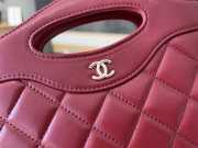 Uubags Chanel 31 Mini Shopping Bag Shiny Lambskin Red Gold-Tone 17.5x20.5x4cm - 2