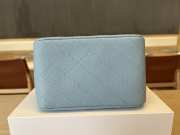 Uubags Chanel Caviar Quilted Mini Bucket Bag Blue 16x15x9cm - 4