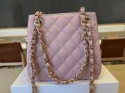 Uubags Chanel Caviar Quilted Mini Bucket Bag Light Pink 16x15x9cm - 3