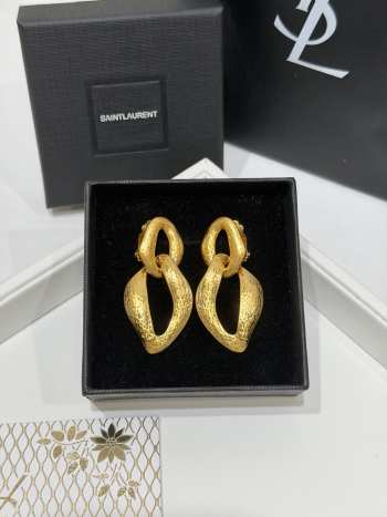 Uubags YSL earrings gold