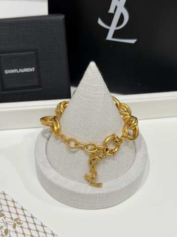 Uubags YSL chain bracelet in metal patinated gold