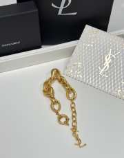 Uubags YSL chain bracelet in metal patinated gold - 3