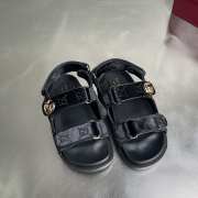 Uubags Gucci Double G Crystal Embellished Sandals In Black - 4