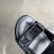 Uubags Gucci Double G Crystal Embellished Sandals In Black - 2