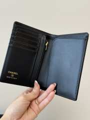 Uubags Chanel Passport In Black Grained Calfskin  14.2x10.5x1.5cm - 2