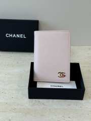 Uubags Chanel Passport In Pink Grained Calfskin 14.2x10.5x1.5cm - 1