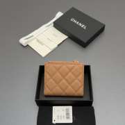 Uubags Chanel coin purse caviar calfskin leather in camel 10.5x9x2cm - 3