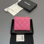 Uubags Chanel coin purse caviar calfskin leather in pink rose 10.5x9x2cm - 6