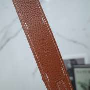 Uubags Goyard Green Canvas Musette PM Bag In Tan 28x10x22cm - 5