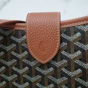 Uubags Goyard Green Canvas Musette PM Bag In Tan 28x10x22cm - 2