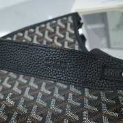 Uubags Goyard Green Canvas Musette PM Bag In Black 28x10x22cm - 3