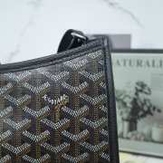 Uubags Goyard Green Canvas Musette PM Bag In Black 28x10x22cm - 2