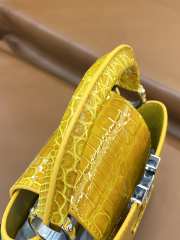 Uubags Louis Vuitton N89240 Capucines mini bag yellow alligator leather has a slight sheen 21x14x8cm - 3
