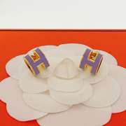 Uubags Hermes Mini Pop H earrings in gold - 4