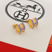 Uubags Hermes Mini Pop H earrings in gold - 2