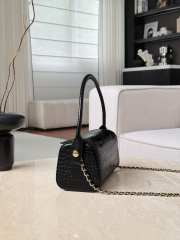Uubags Chanel Clutch With Chain In Crocodile Embossed Calfskin & Gold-Tone Metal Black 23x11x12.5cm - 6