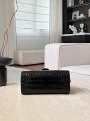 Uubags Chanel Clutch With Chain In Crocodile Embossed Calfskin & Gold-Tone Metal Black 23x11x12.5cm - 5