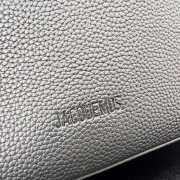 Uubags Jacquemus large Valérie calfskin leather bag in black 32x20x11cm - 2