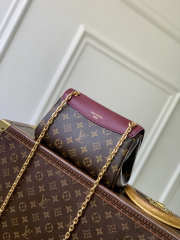 Uubags Louis Vuitton M27067 Saint-Germain BB Bag In Monogram/Wine Red 24x17x9cm - 3